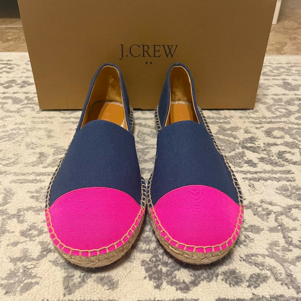 Brand New J.Crew Slip On Espadrilles Shoes